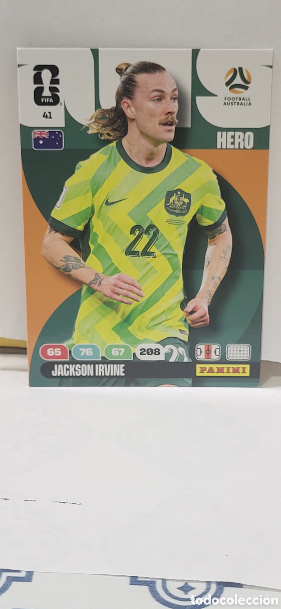 Coleccionismo cromos antiguos: JACKSON IRVINE AUSTRALIA N&ordm; 41 ADRENALYN XL MUNDIAL 2026 26 FIFA WORLD CUP PANINI