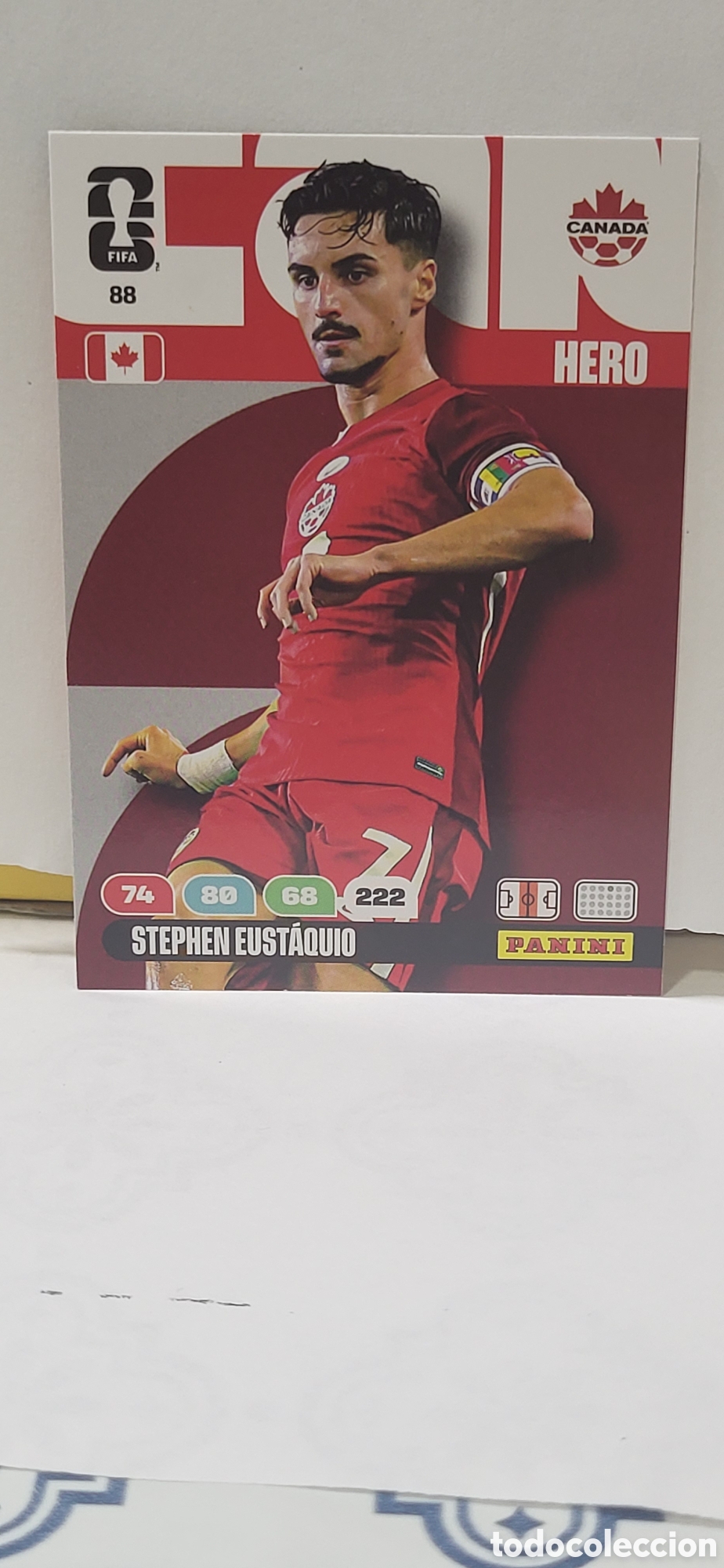 Coleccionismo cromos antiguos: STEPHEN EUSTAQUIO CANADA N&ordm; 88 ADRENALYN XL MUNDIAL 2026 26 FIFA WORLD CUP PANINI