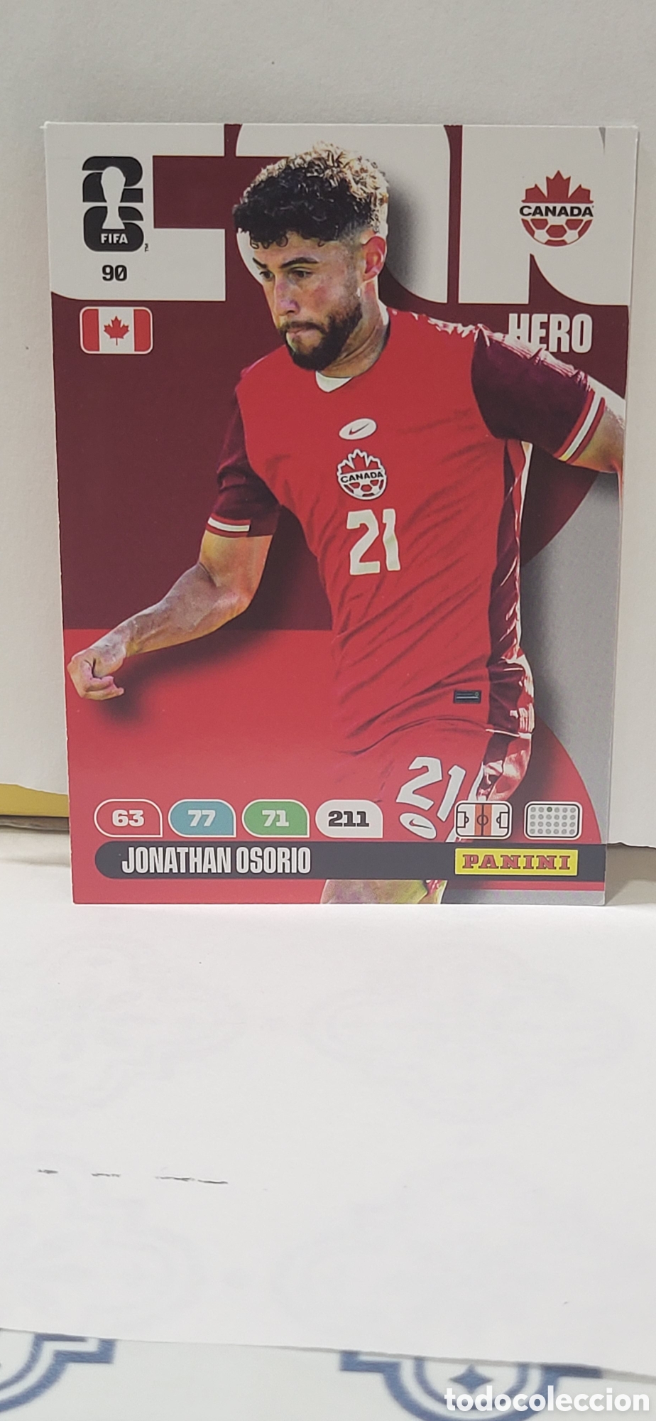 Coleccionismo cromos antiguos: JONATHAN OSORIO CANADA N&ordm; 90 ADRENALYN XL MUNDIAL 2026 26 FIFA WORLD CUP PANINI