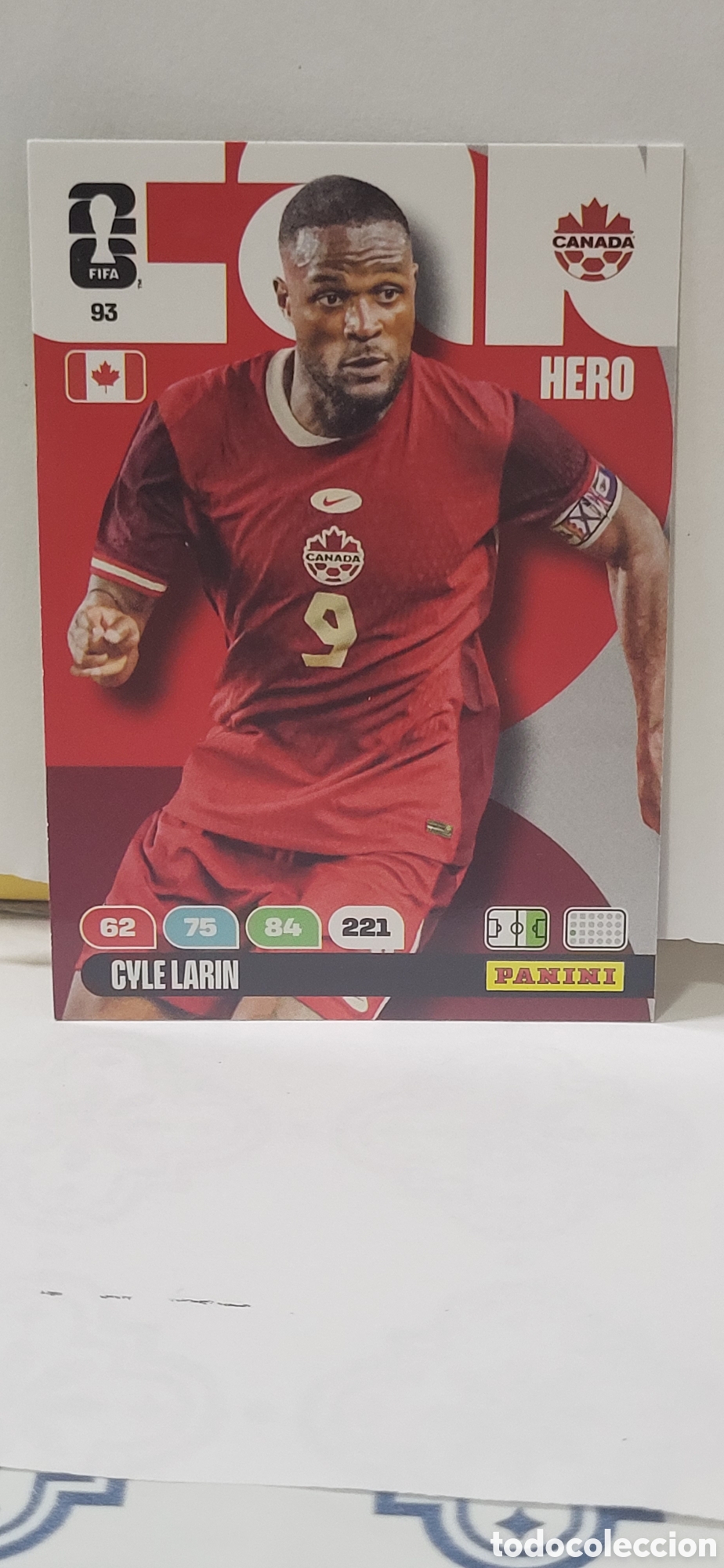 Coleccionismo cromos antiguos: CYLE LARIN CANADA N&ordm; 93 ADRENALYN XL MUNDIAL 2026 26 FIFA WORLD CUP PANINI