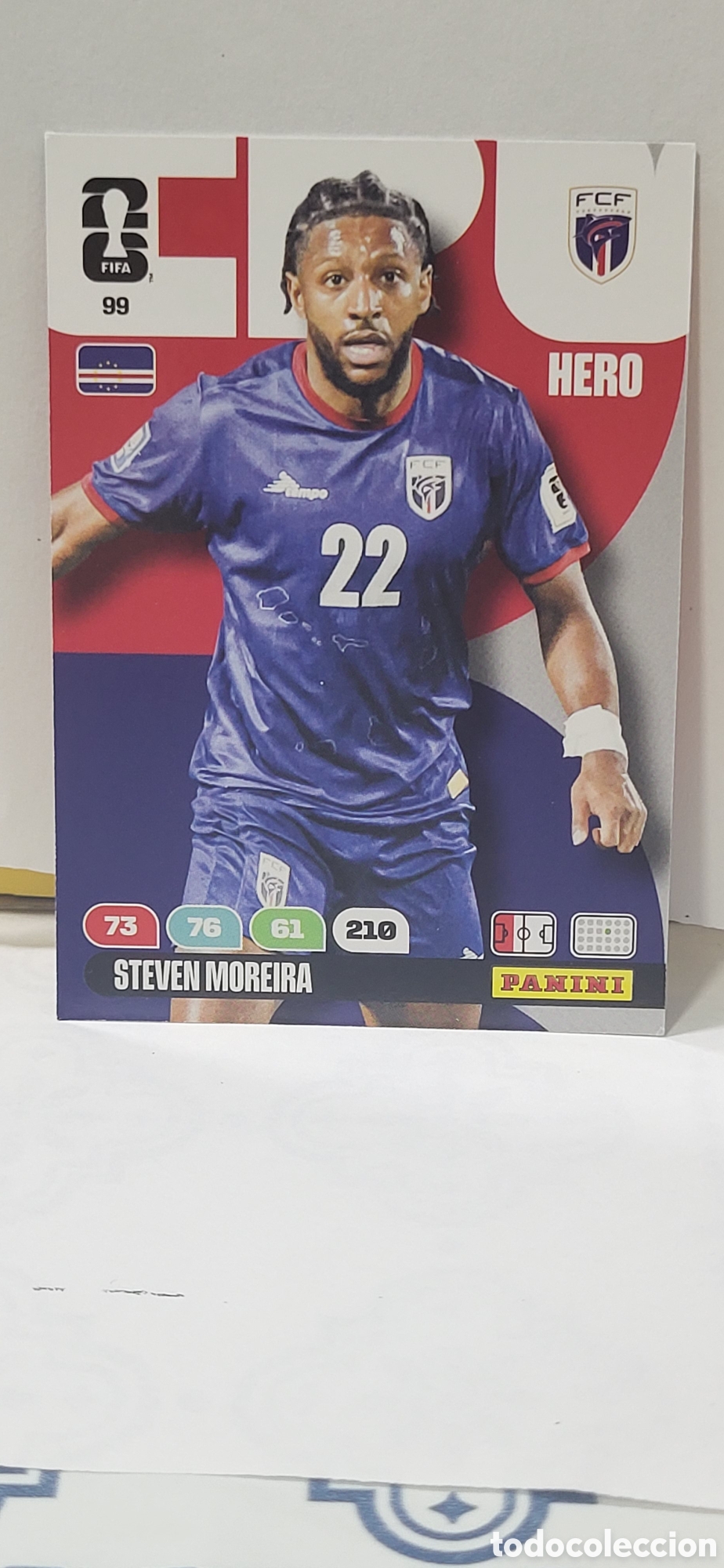 Coleccionismo cromos antiguos: STEVEN MOREIRA CABO VERDE N&ordm; 99 ADRENALYN XL MUNDIAL 2026 26 FIFA WORLD CUP PANINI