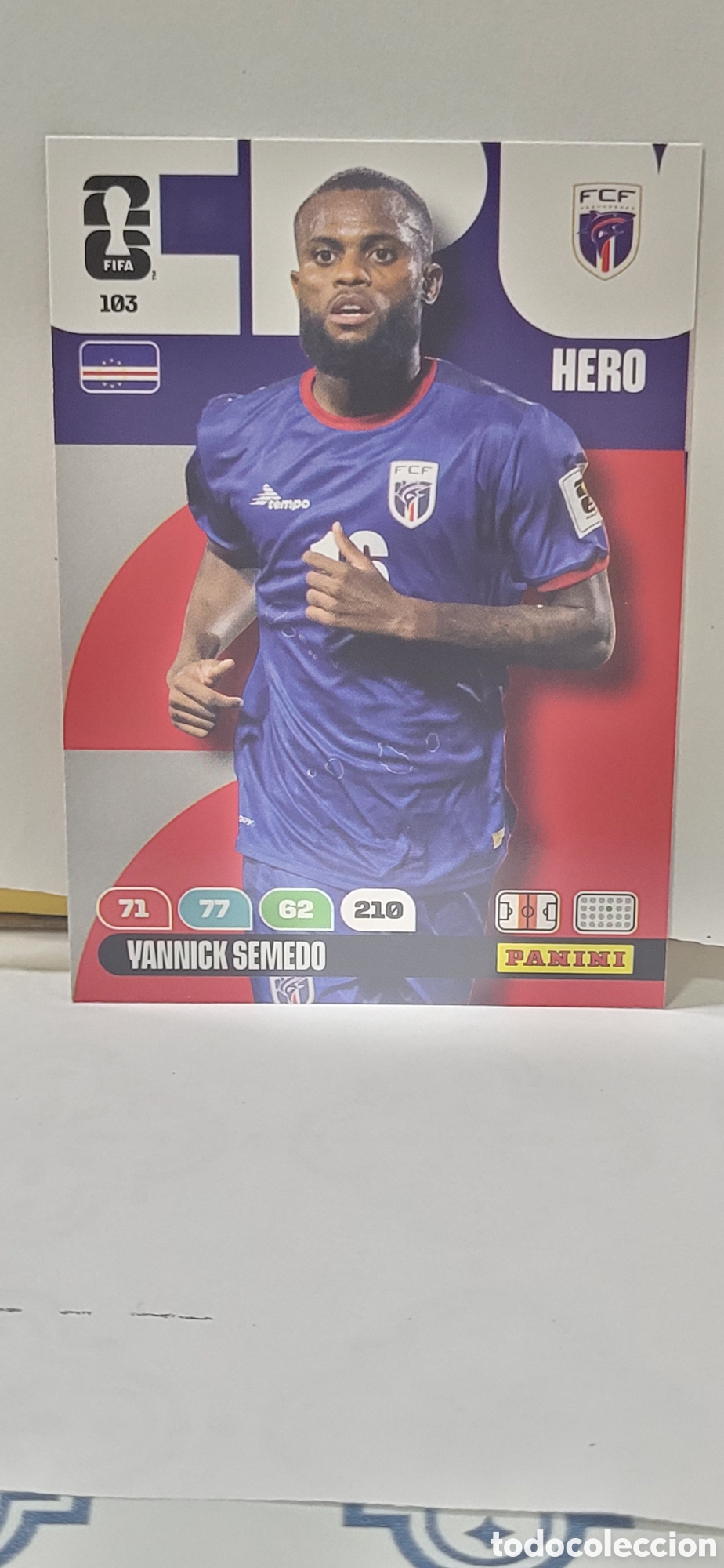 Coleccionismo cromos antiguos: YANNICK SEMEDO CABO VERDE N&ordm; 103 ADRENALYN XL MUNDIAL 2026 26 FIFA WORLD CUP PANINI