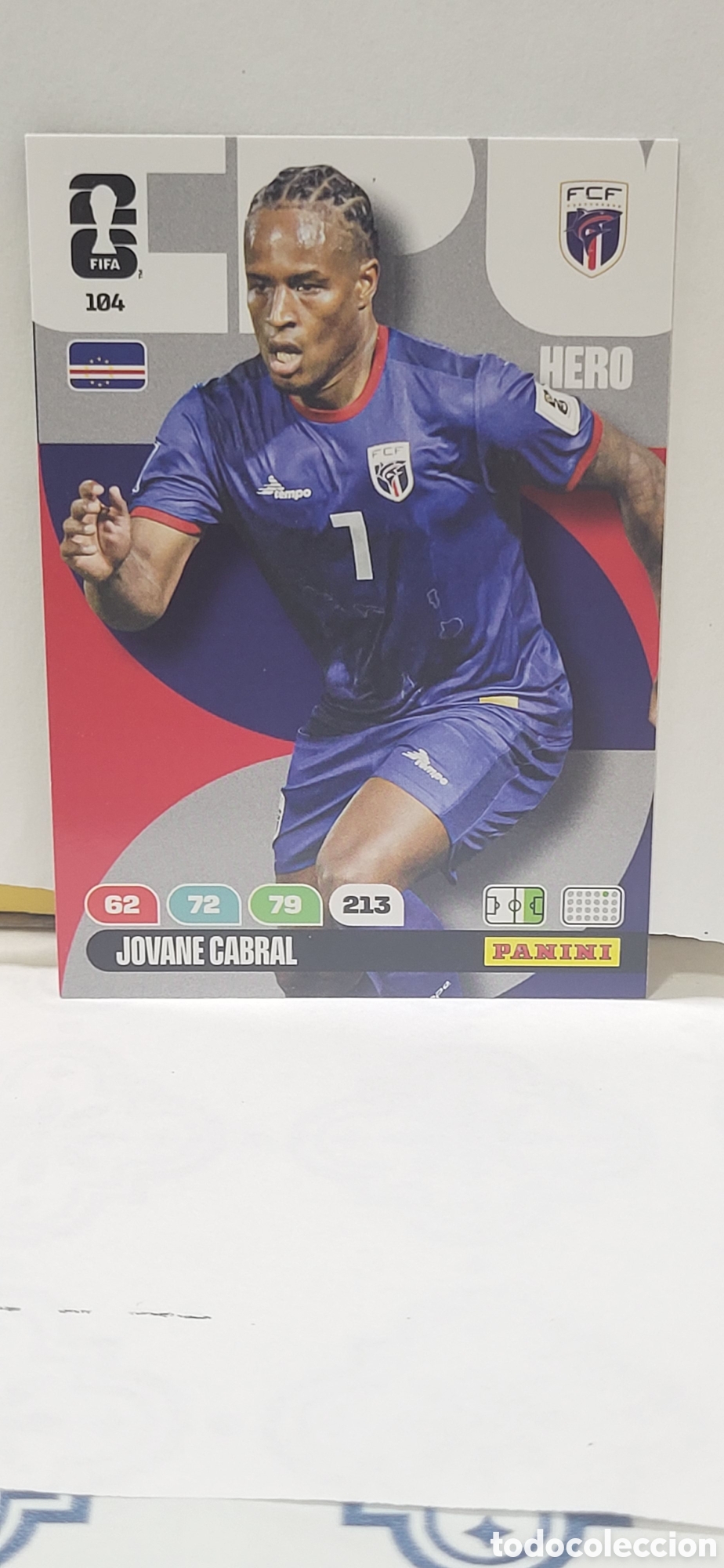 Coleccionismo cromos antiguos: JOVANE CABRAL CABO VERDE N&ordm; 104 ADRENALYN XL MUNDIAL 2026 26 FIFA WORLD CUP PANINI