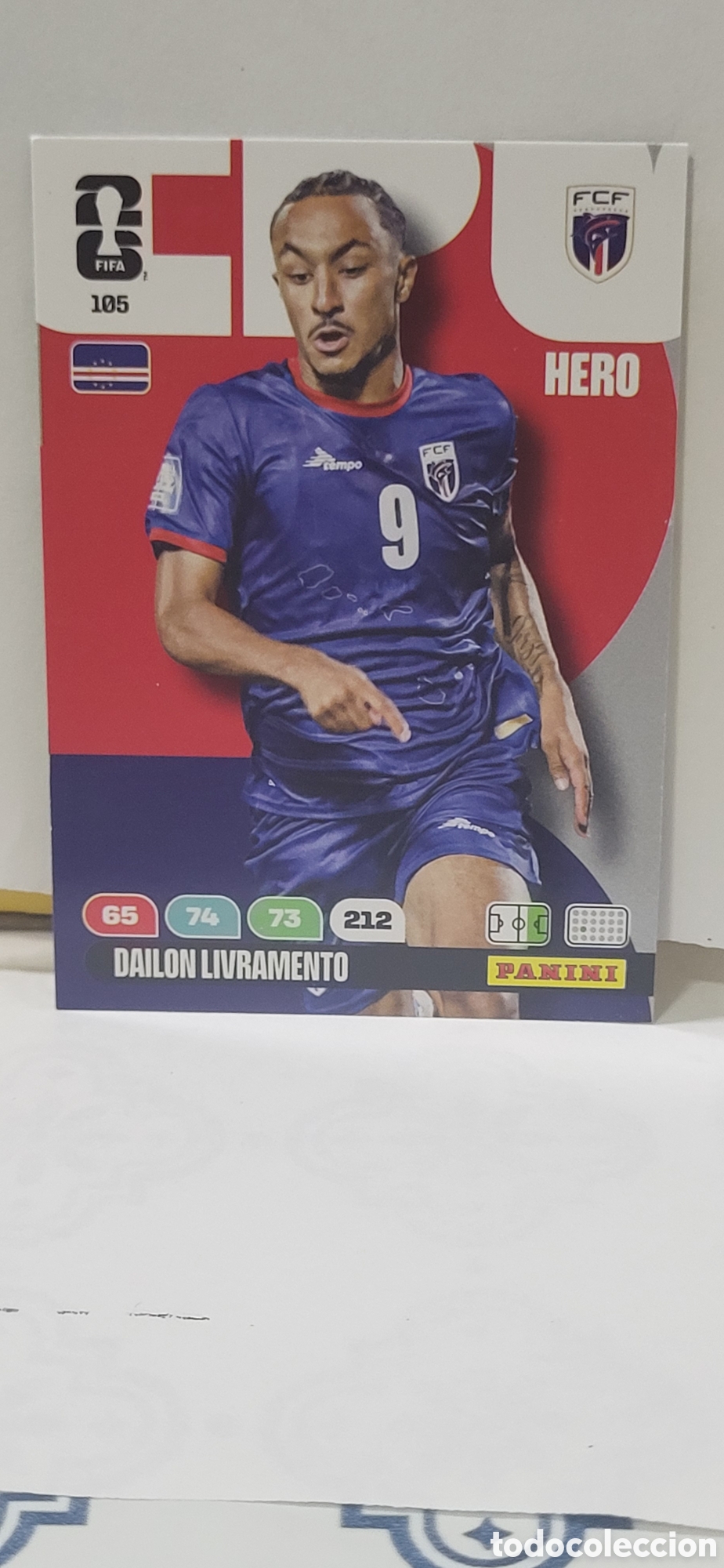 Coleccionismo cromos antiguos: DAILON LIVRAMENTO CABO VERDE N&ordm; 105 ADRENALYN XL MUNDIAL 2026 26 FIFA WORLD CUP PANINI