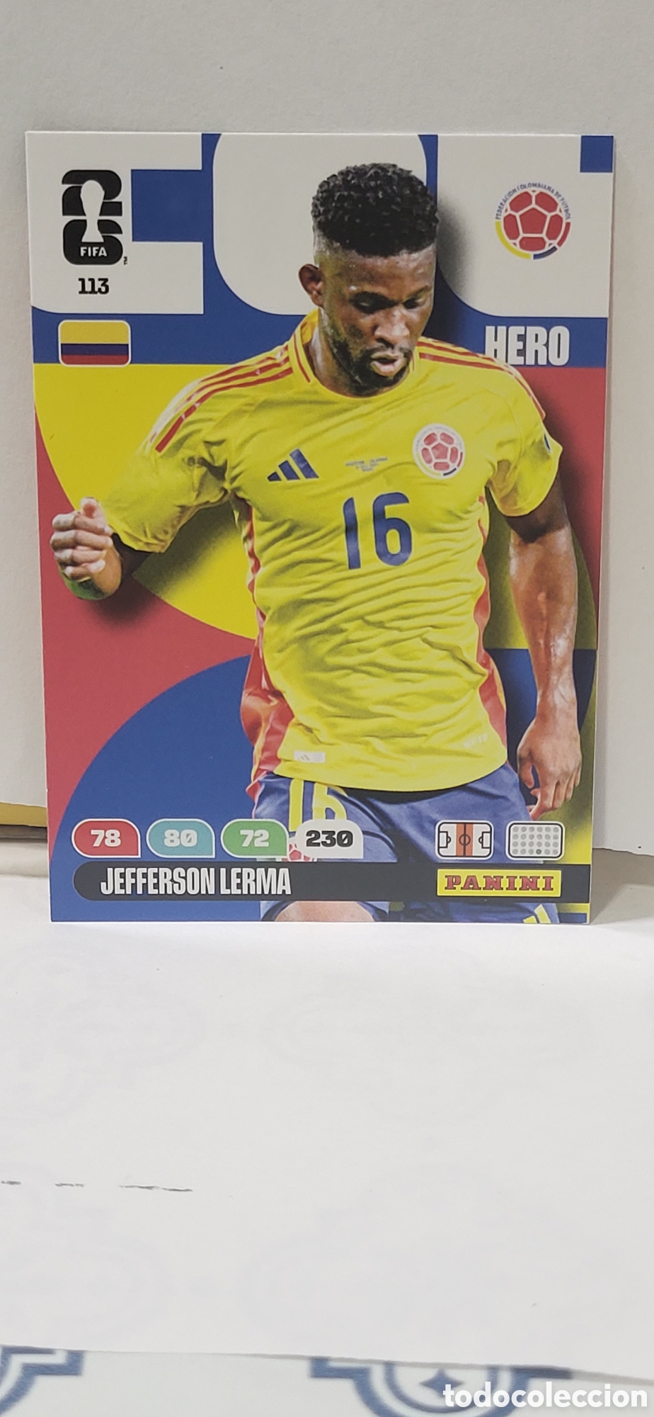 Colecionismo Cromos antigos: JEFFERSON LERMA COLOMBIA N&ordm; 113 ADRENALYN XL MUNDIAL 2026 26 FIFA WORLD CUP PANINI