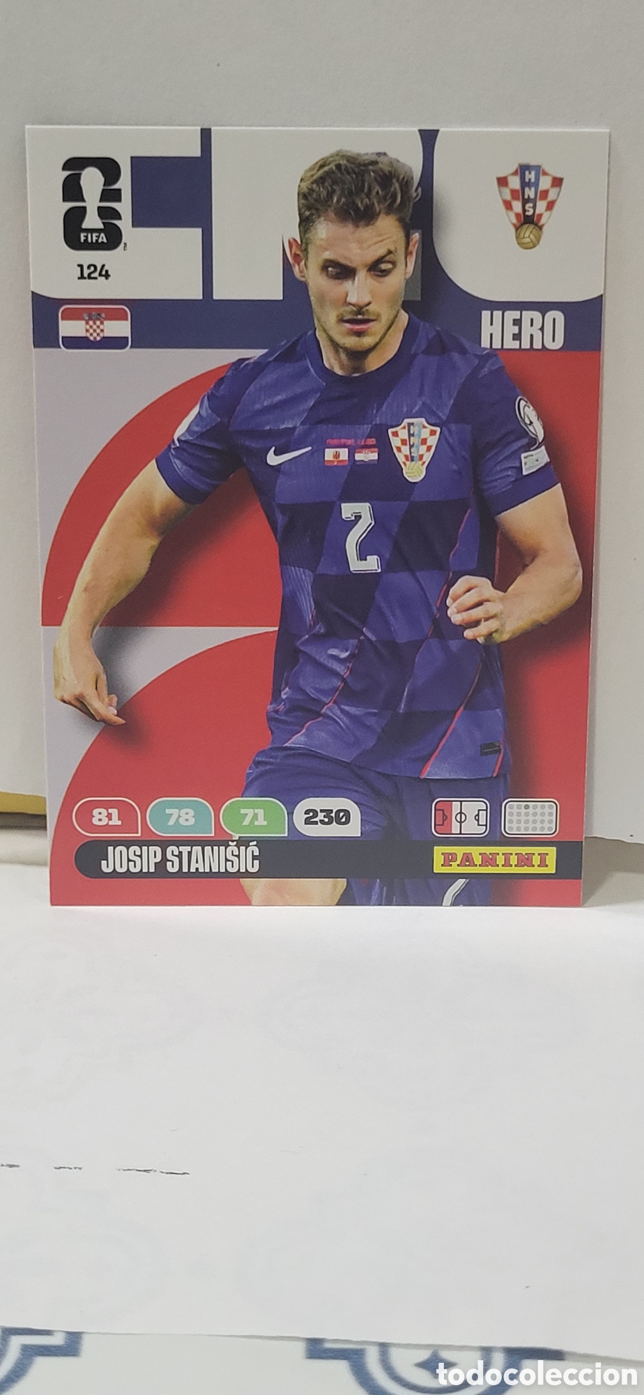 Collezionismo Figurine antiche: JOSIP STANISIC CROACIA N&ordm; 124 ADRENALYN XL MUNDIAL 2026 26 FIFA WORLD CUP PANINI