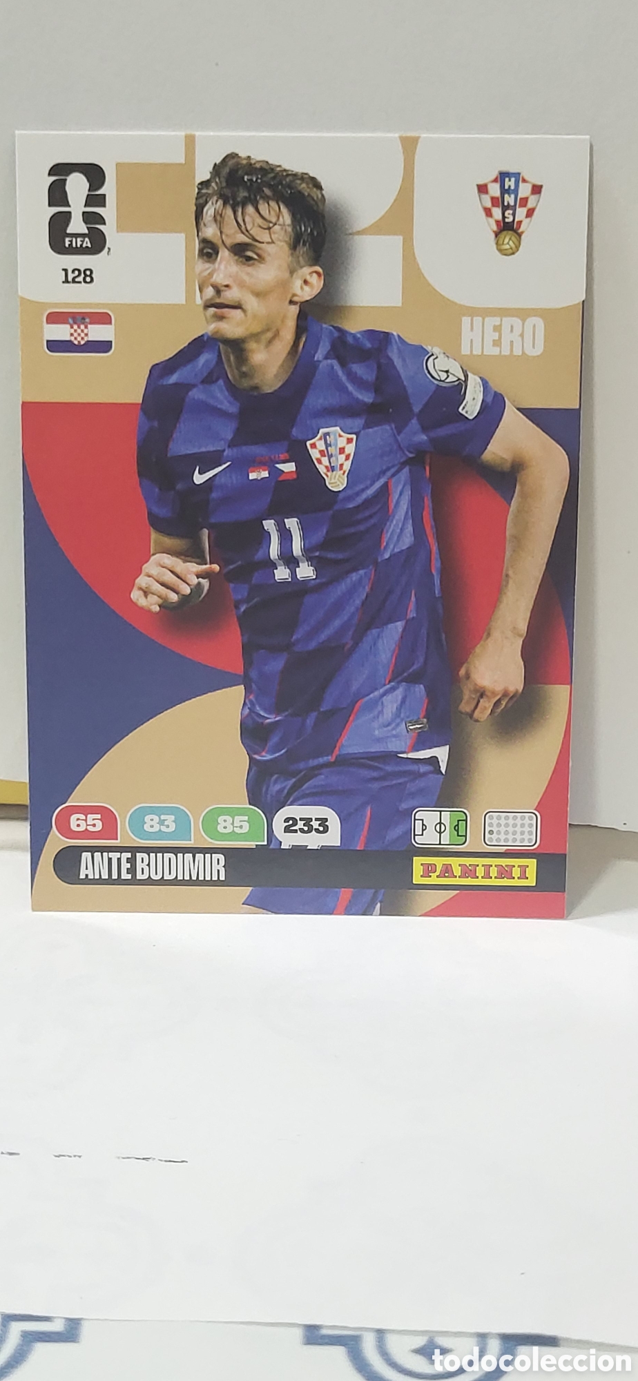 Collectable Antique Stickers: ANTE BUDIMIR CROACIA N&ordm; 128 ADRENALYN XL MUNDIAL 2026 26 FIFA WORLD CUP PANINI