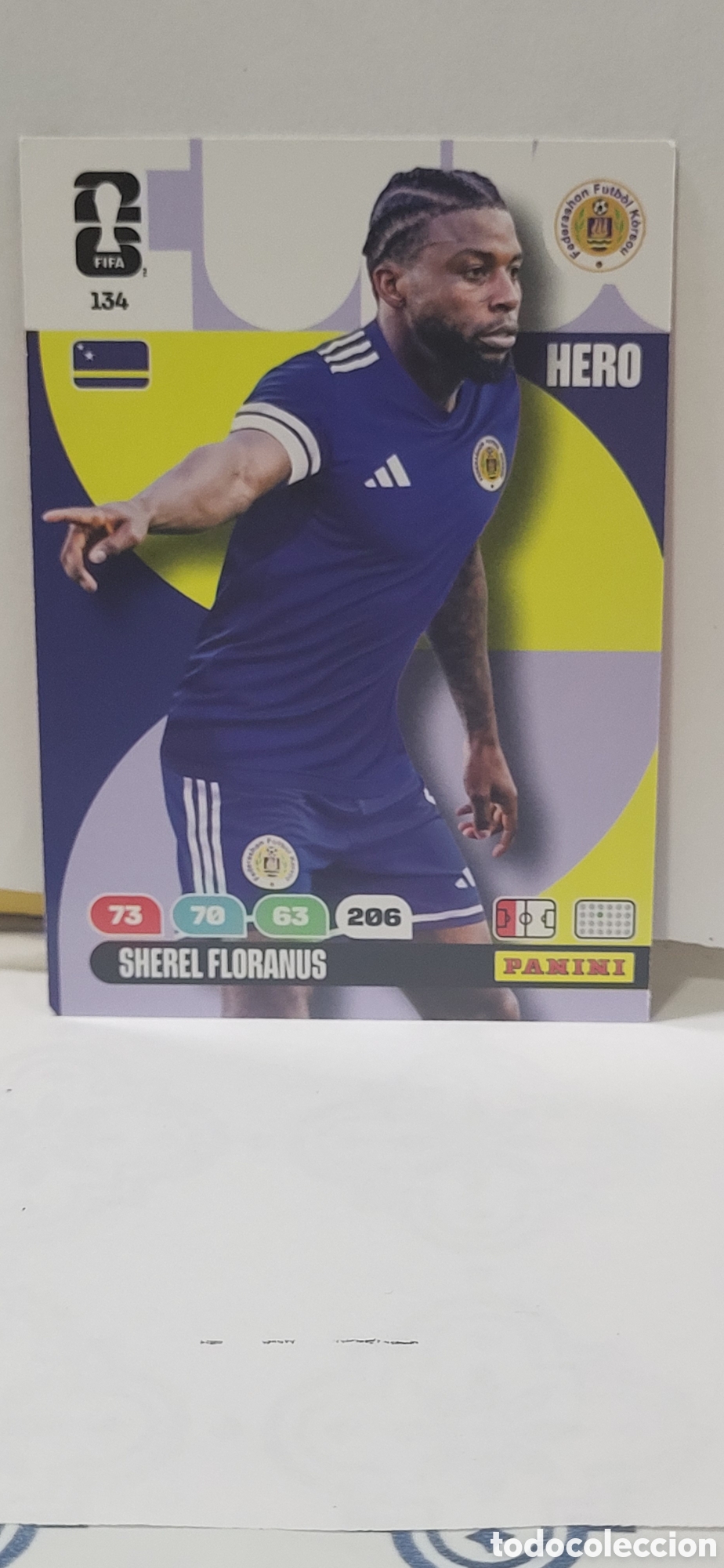 Collectionnisme Cartes &agrave; collectionner anciennes: SHEREL FLORANUS CURAZAO CURA&Ccedil;AO N&ordm; 134 ADRENALYN XL MUNDIAL 2026 26 FIFA WORLD CUP PANINI