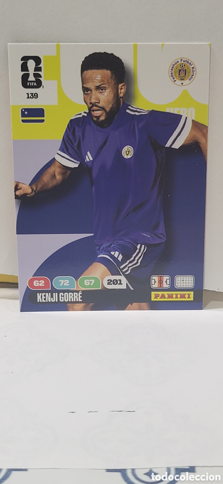 Collectionnisme Cartes &agrave; collectionner anciennes: KENJI GORRE CURAZAO CURA&Ccedil;AO N&ordm; 139 ADRENALYN XL MUNDIAL 2026 26 FIFA WORLD CUP PANINI