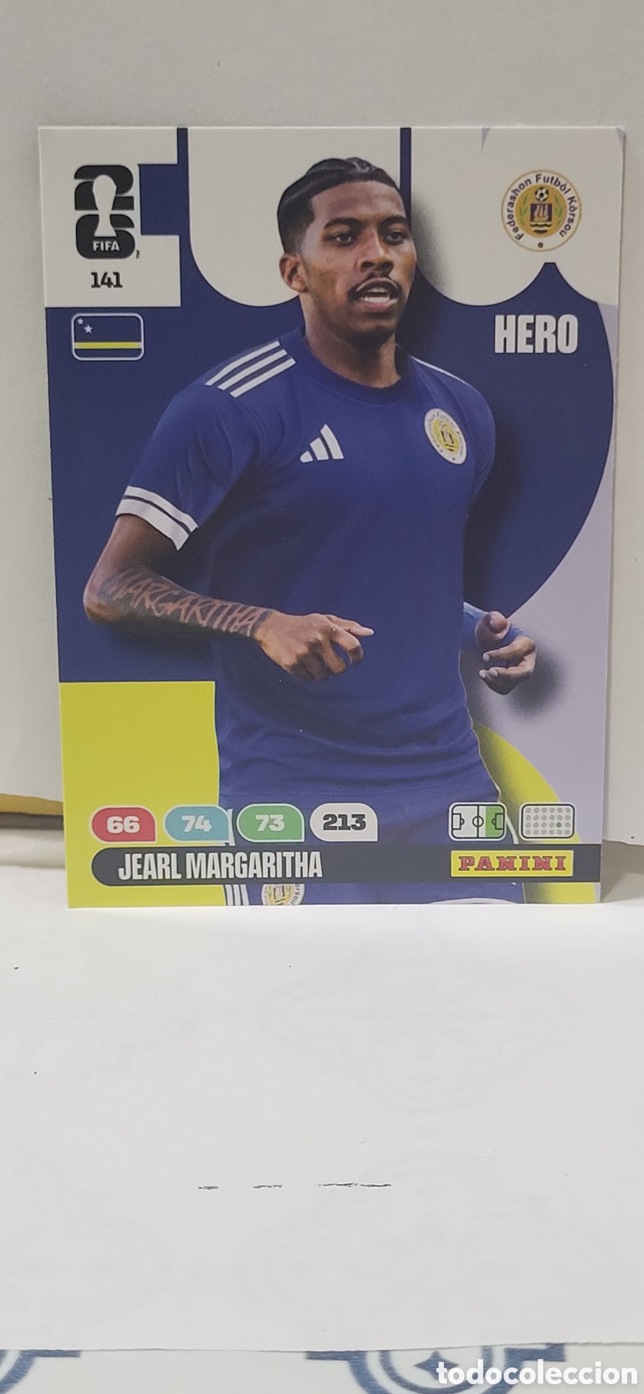 Collectionnisme Cartes &agrave; collectionner anciennes: JEARL MARGARITHA CURAZAO CURA&Ccedil;AO N&ordm; 141 ADRENALYN XL MUNDIAL 2026 26 FIFA WORLD CUP PANINI