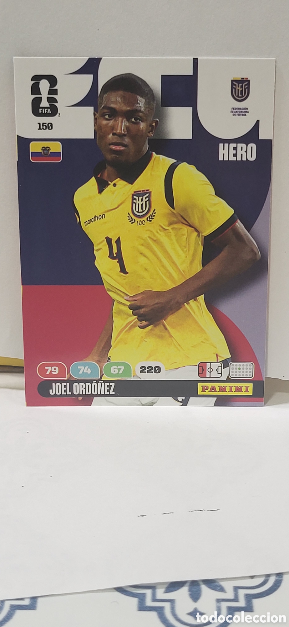 Sammeln alte Sammelbilder: JOEL ORDO&Ntilde;EZ ECUADOR N&ordm; 150 ADRENALYN XL MUNDIAL 2026 26 FIFA WORLD CUP PANINI