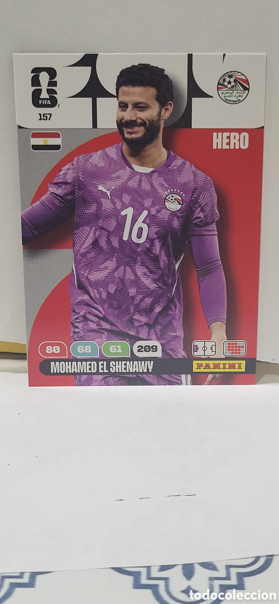 Coleccionismo cromos antiguos: MOHAMED EL SHENAWY EGIPTO N&ordm; 157 ADRENALYN XL MUNDIAL 2026 26 FIFA WORLD CUP PANINI