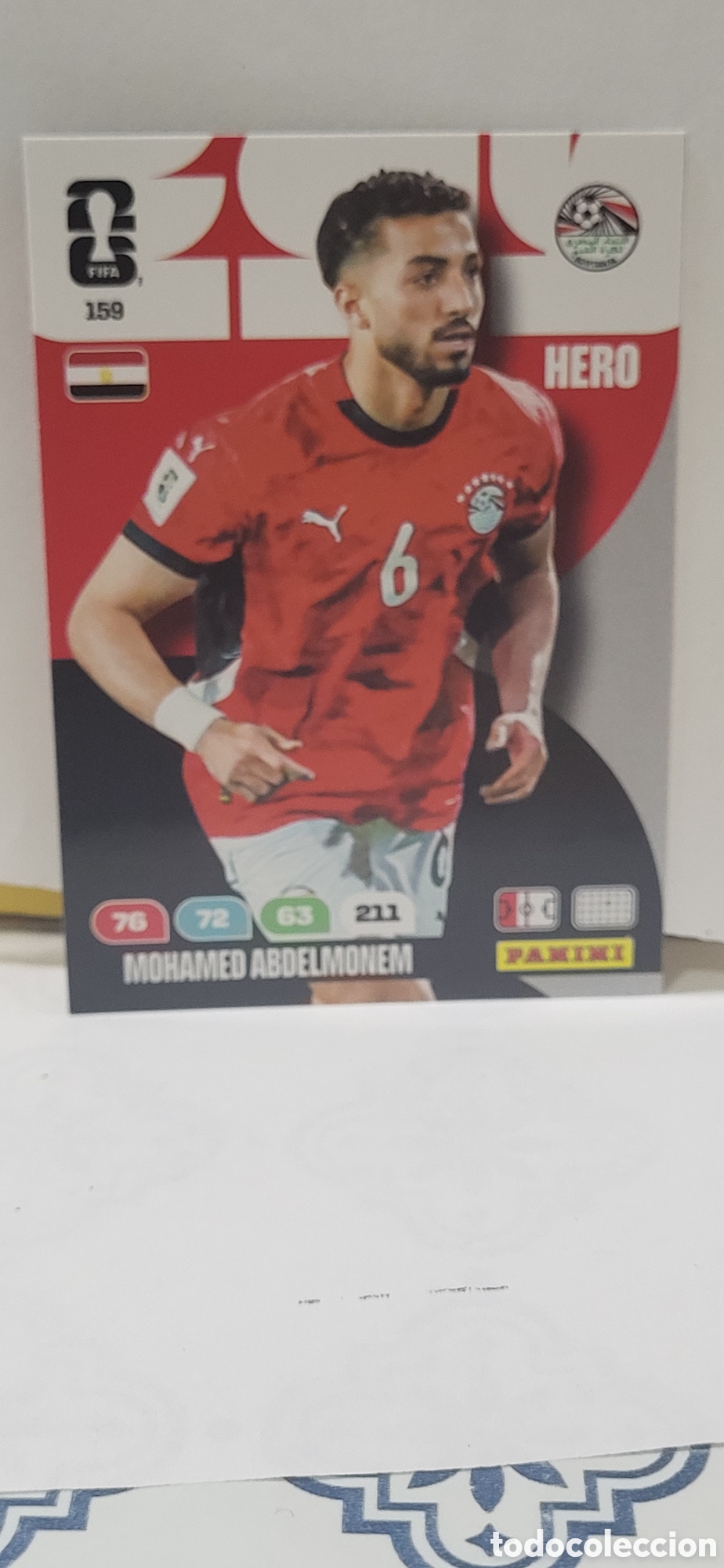 Colecionismo Cromos antigos: MOHAMED ABDELMONEM EGIPTO N&ordm; 159 ADRENALYN XL MUNDIAL 2026 26 FIFA WORLD CUP PANINI