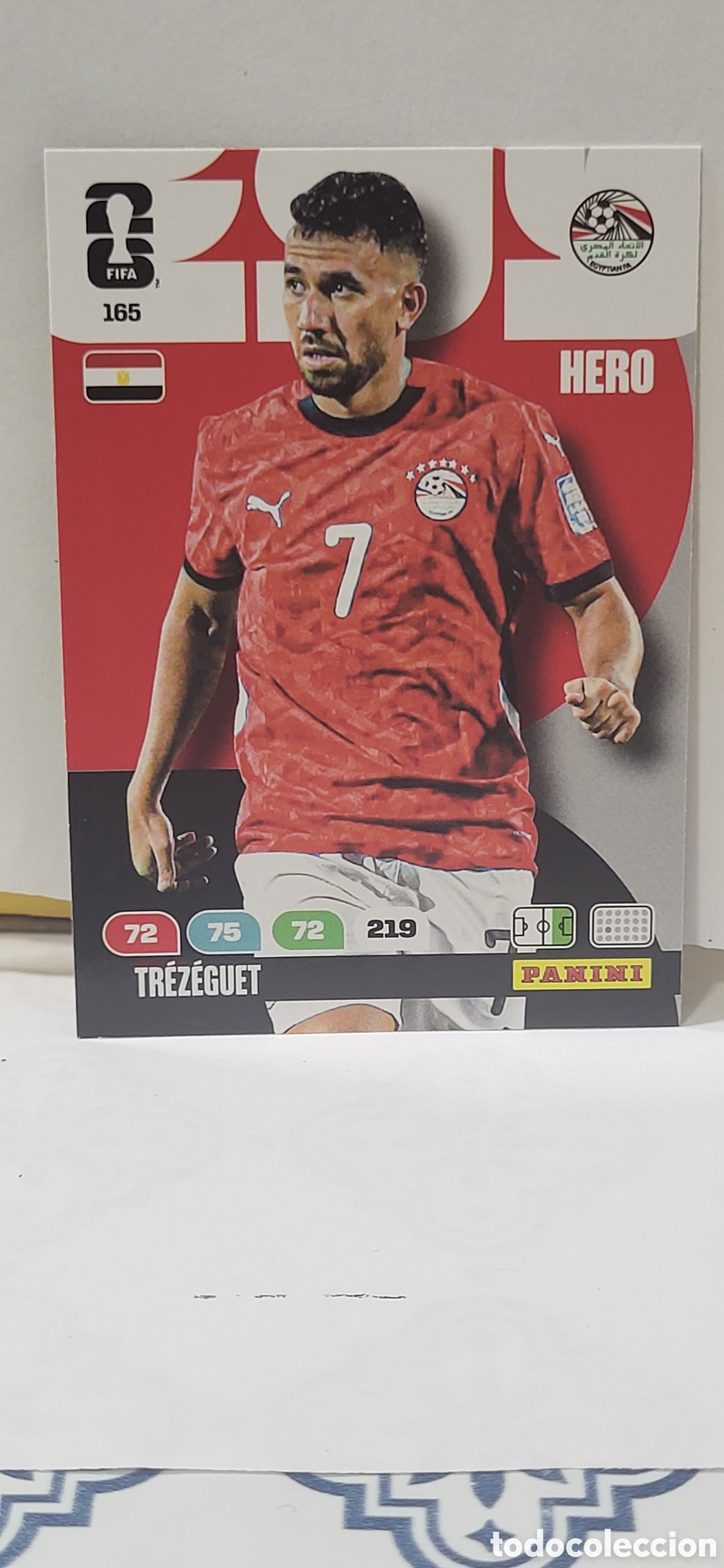 Colecionismo Cromos antigos: TREZEGUET EGIPTO N&ordm; 165 ADRENALYN XL MUNDIAL 2026 26 FIFA WORLD CUP PANINI
