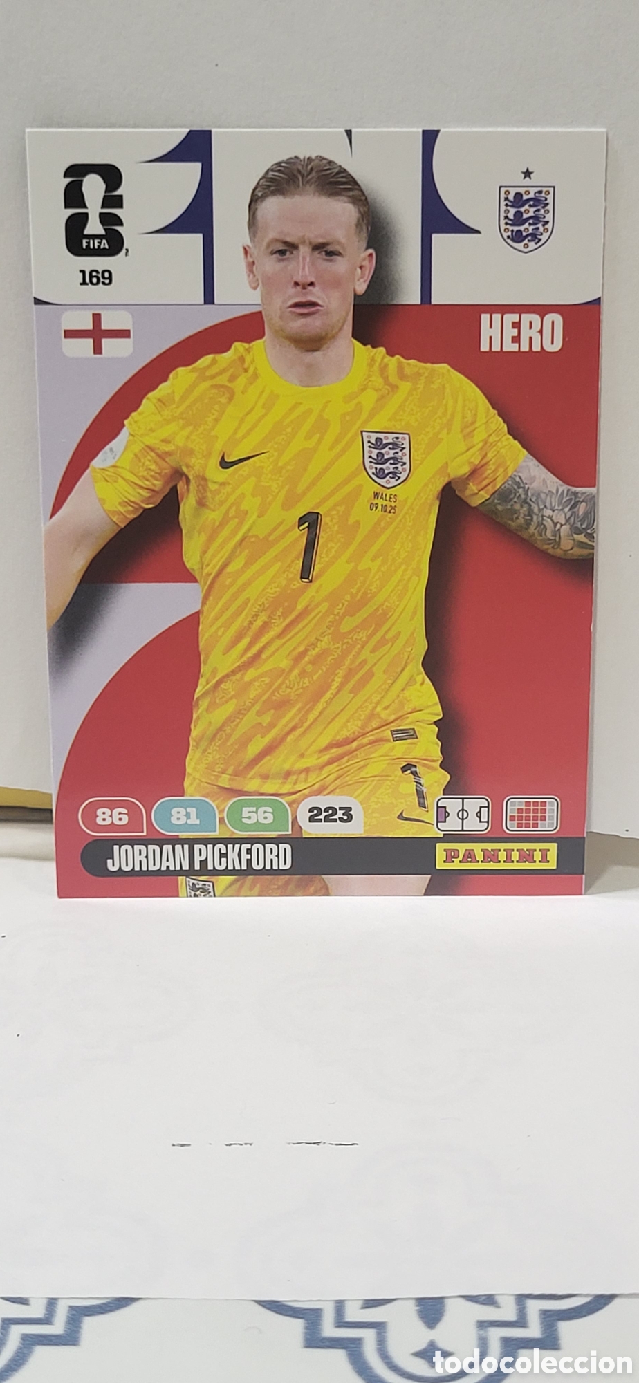 Colecionismo Cromos antigos: JORDAN PICKFORD INGLATERRA N&ordm; 169 ADRENALYN XL MUNDIAL 2026 26 FIFA WORLD CUP PANINI