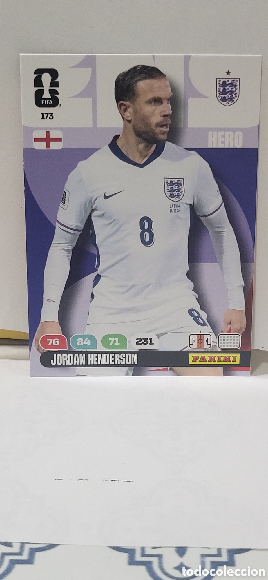 Colecionismo Cromos antigos: JORDAN HENDERSON INGLATERRA N&ordm; 173 ADRENALYN XL MUNDIAL 2026 26 FIFA WORLD CUP PANINI