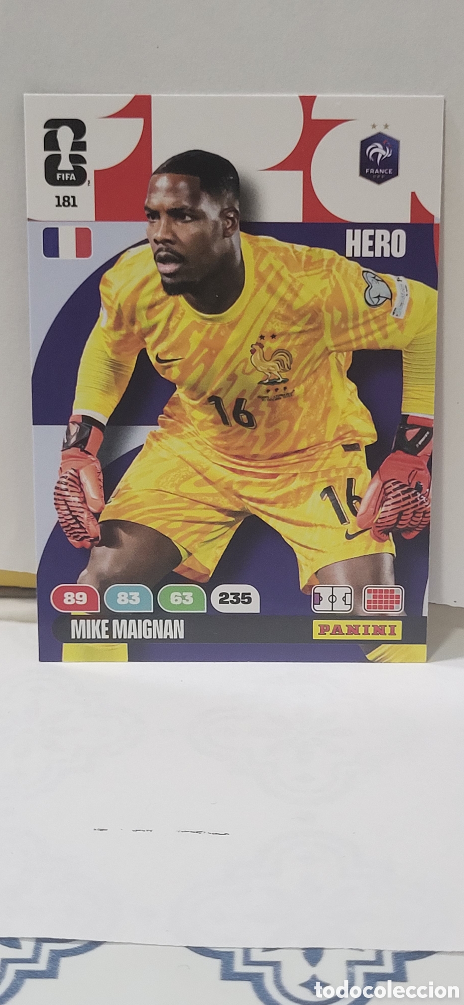 Sammeln alte Sammelbilder: MIKE MAIGNAN FRANCIA N&ordm; 181 ADRENALYN XL MUNDIAL 2026 26 FIFA WORLD CUP PANINI