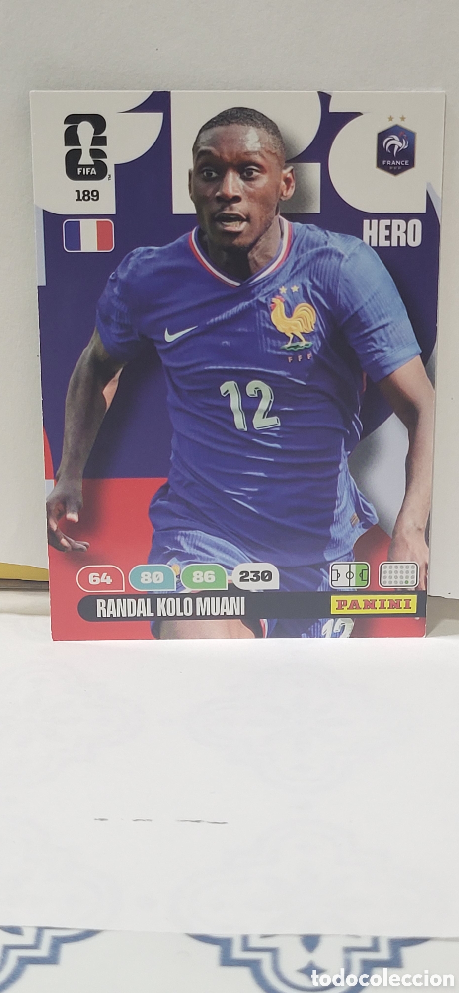 Sammeln alte Sammelbilder: RANDAL KOLO MUANI FRANCIA N&ordm; 189 ADRENALYN XL MUNDIAL 2026 26 FIFA WORLD CUP PANINI