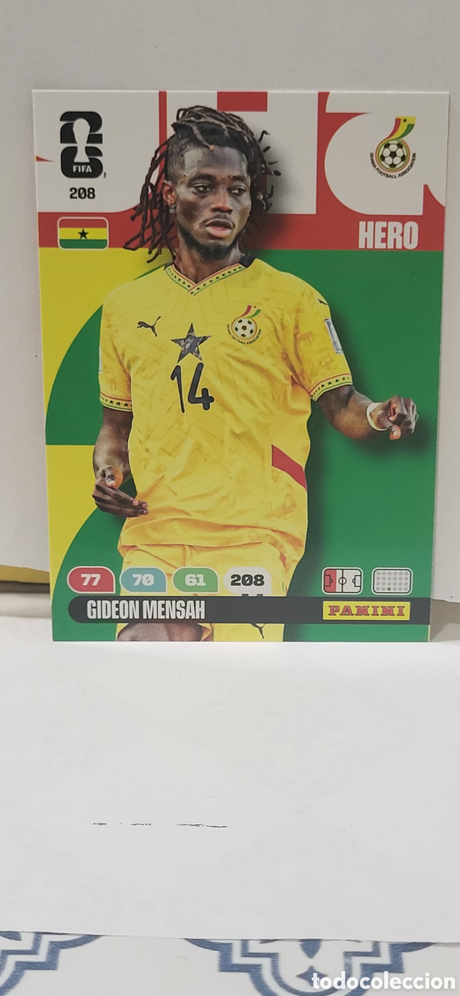 Sammeln alte Sammelbilder: GIDEON MENSAH GHANA N&ordm; 208 ADRENALYN XL MUNDIAL 2026 26 FIFA WORLD CUP PANINI