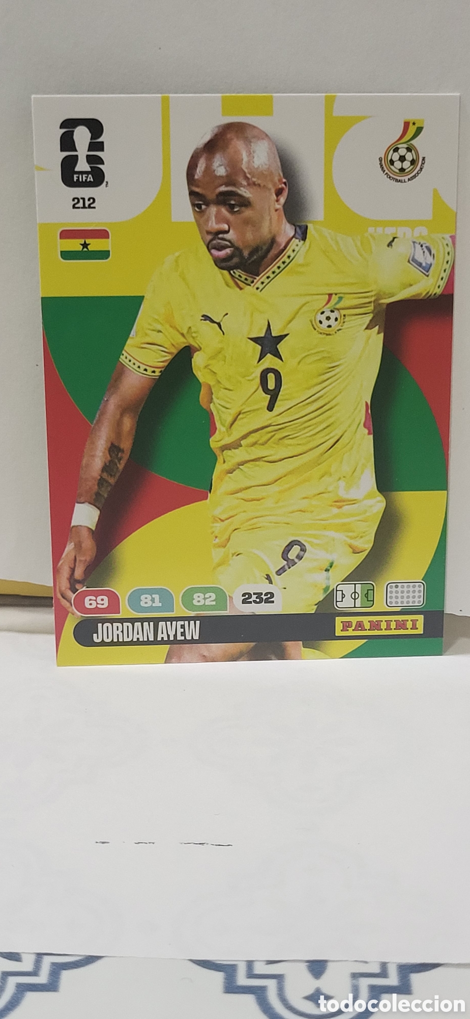 Collectable Antique Stickers: JORDAN AYEW GHANA N&ordm; 212 ADRENALYN XL MUNDIAL 2026 26 FIFA WORLD CUP PANINI