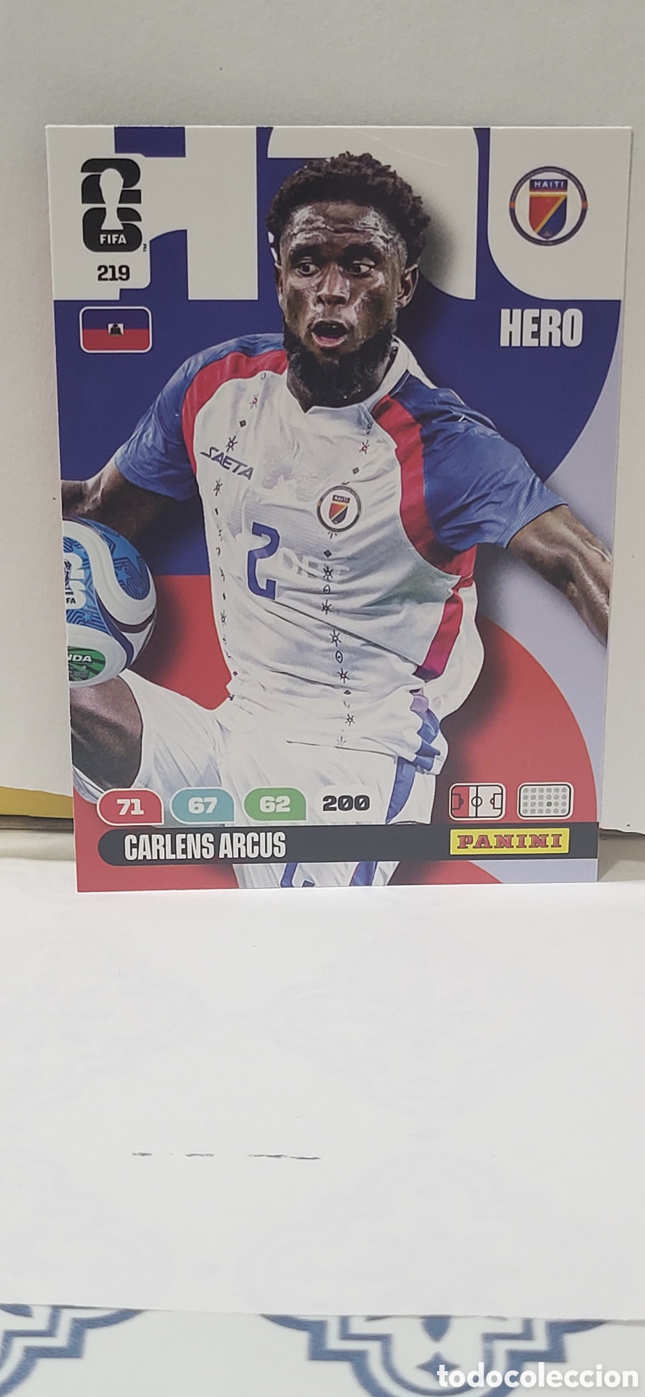 Collectable Antique Stickers: CARLENS ARCUS HAITI N&ordm; 219 ADRENALYN XL MUNDIAL 2026 26 FIFA WORLD CUP PANINI