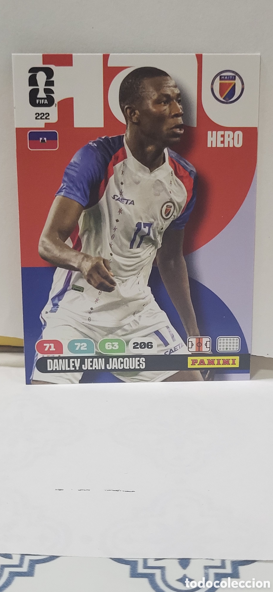 Collectable Antique Stickers: DANLEY JEAN JACQUES HAITI N&ordm; 222 ADRENALYN XL MUNDIAL 2026 26 FIFA WORLD CUP PANINI
