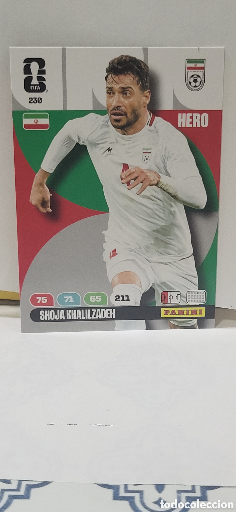 Collectable Antique Stickers: SHOJA KHALILZADEH IRAN N&ordm; 230 ADRENALYN XL MUNDIAL 2026 26 FIFA WORLD CUP PANINI
