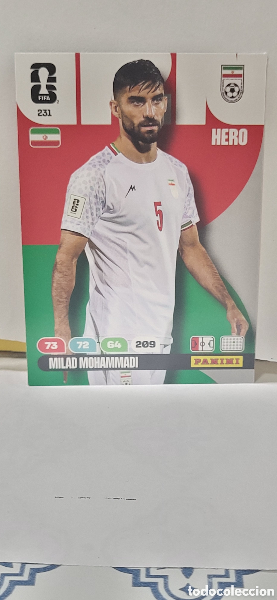 Collectable Antique Stickers: MILAD MOHAMMADI IRAN N&ordm; 231 ADRENALYN XL MUNDIAL 2026 26 FIFA WORLD CUP PANINI