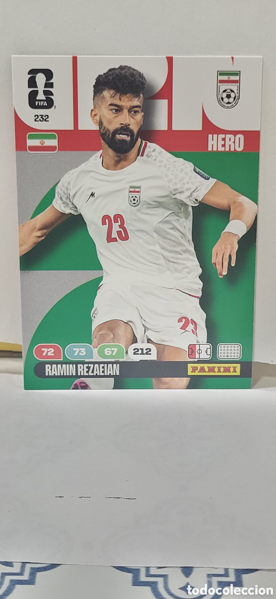 Collectable Antique Stickers: RAMIN REZAEIAN IRAN N&ordm; 232 ADRENALYN XL MUNDIAL 2026 26 FIFA WORLD CUP PANINI