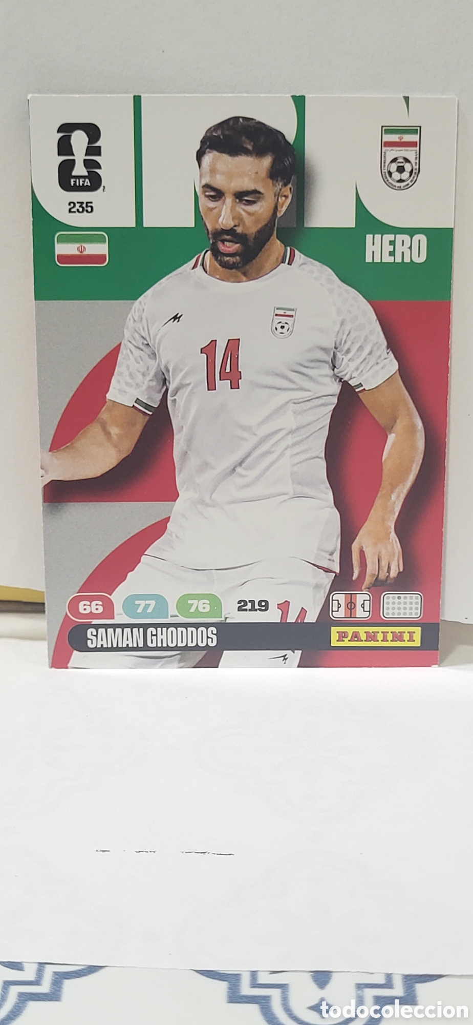 Collectable Antique Stickers: SAMAN GHODDOS IRAN N&ordm; 235 ADRENALYN XL MUNDIAL 2026 26 FIFA WORLD CUP PANINI