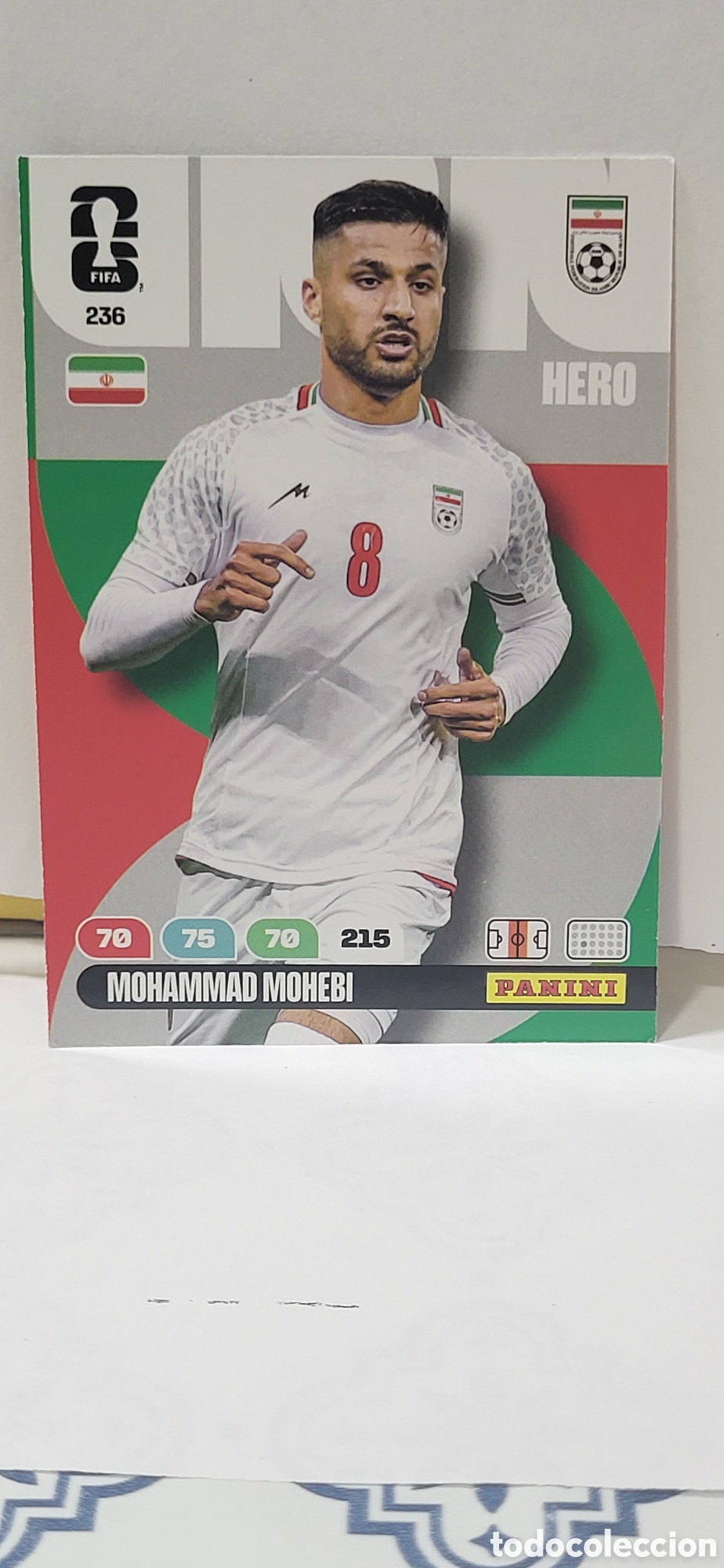 Collectable Antique Stickers: MOHAMMAD MOHEBI IRAN N&ordm; 236 ADRENALYN XL MUNDIAL 2026 26 FIFA WORLD CUP PANINI