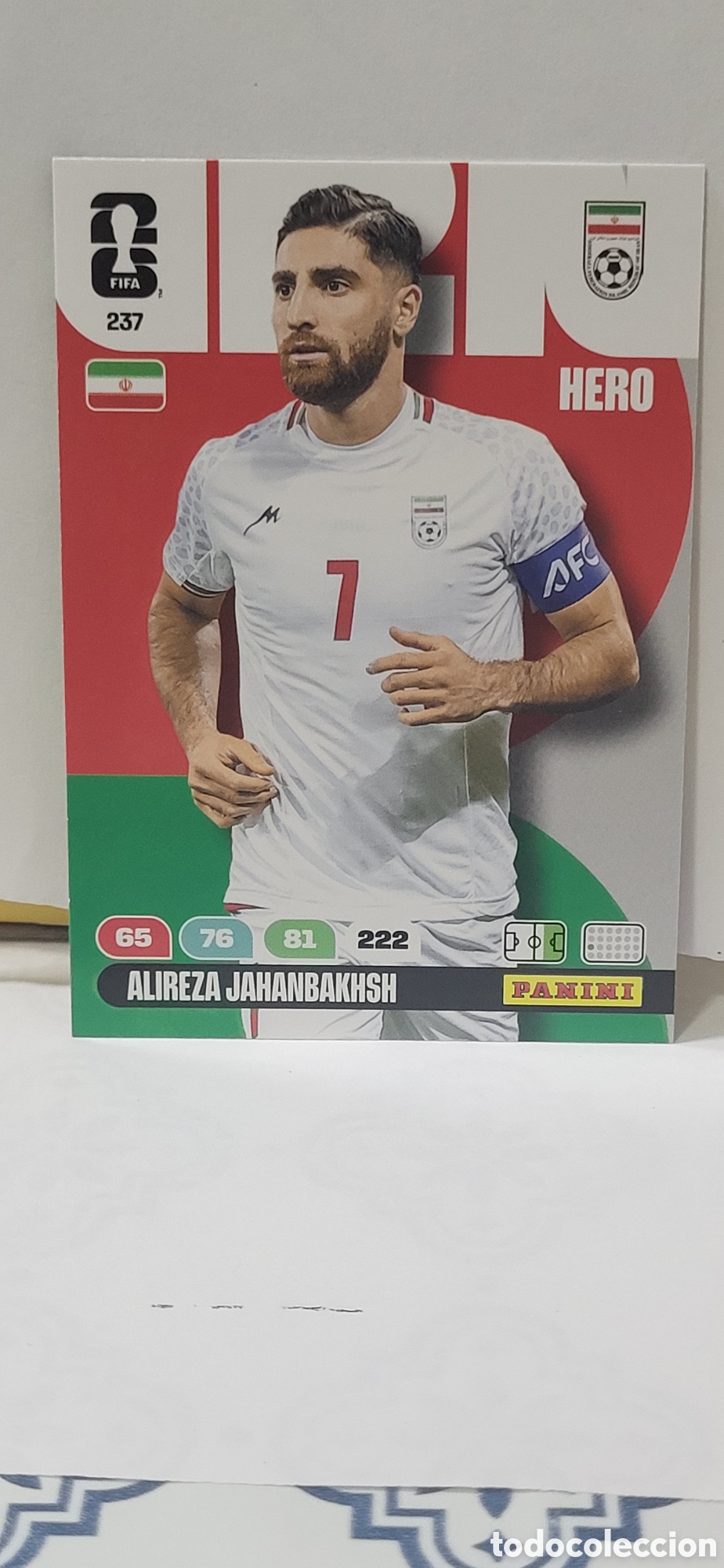 Collectable Antique Stickers: ALIREZA JAHANBAKHSH IRAN N&ordm; 237 ADRENALYN XL MUNDIAL 2026 26 FIFA WORLD CUP PANINI
