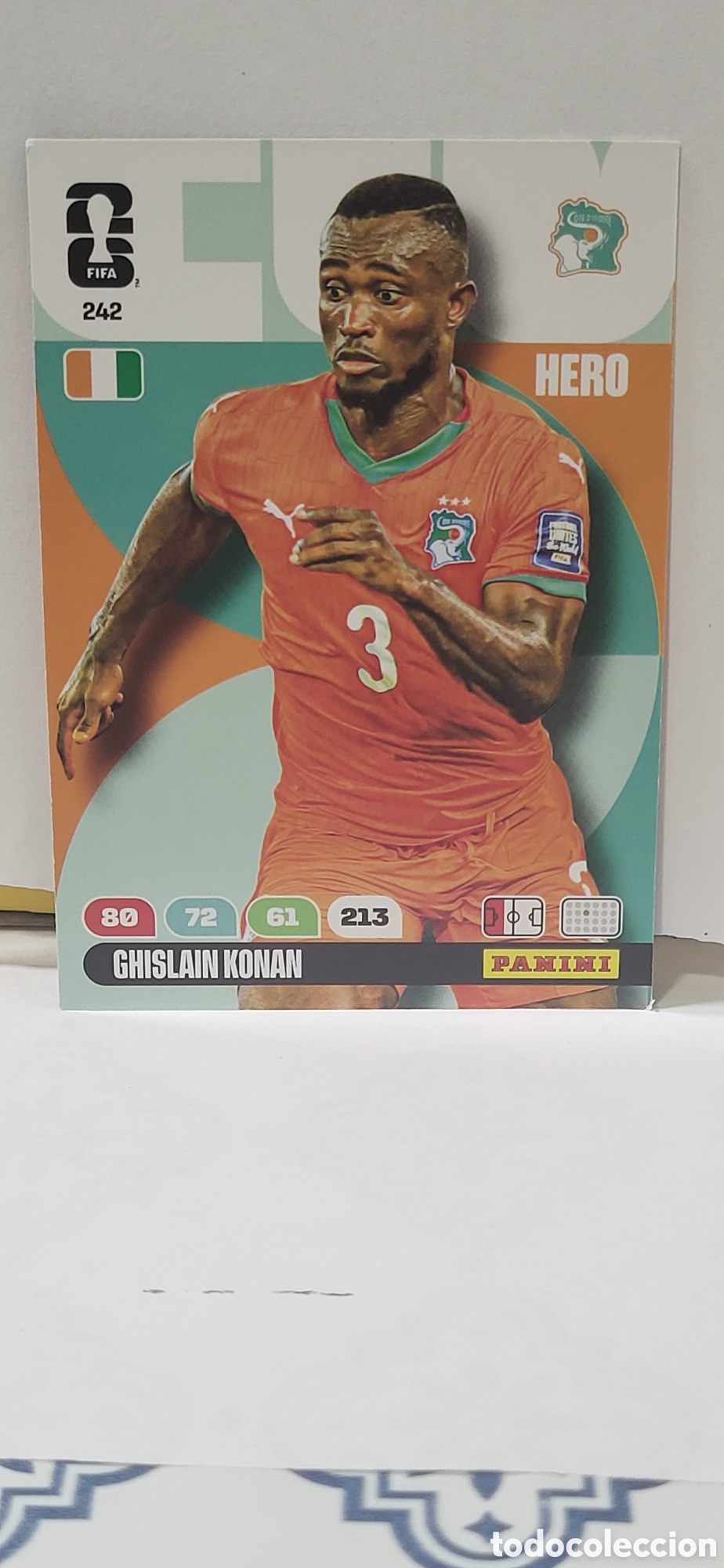 Collectable Antique Stickers: GHISLAIN KONAN COSTA DE MARFIL N&ordm; 242 ADRENALYN XL MUNDIAL 2026 26 FIFA WORLD CUP PANINI
