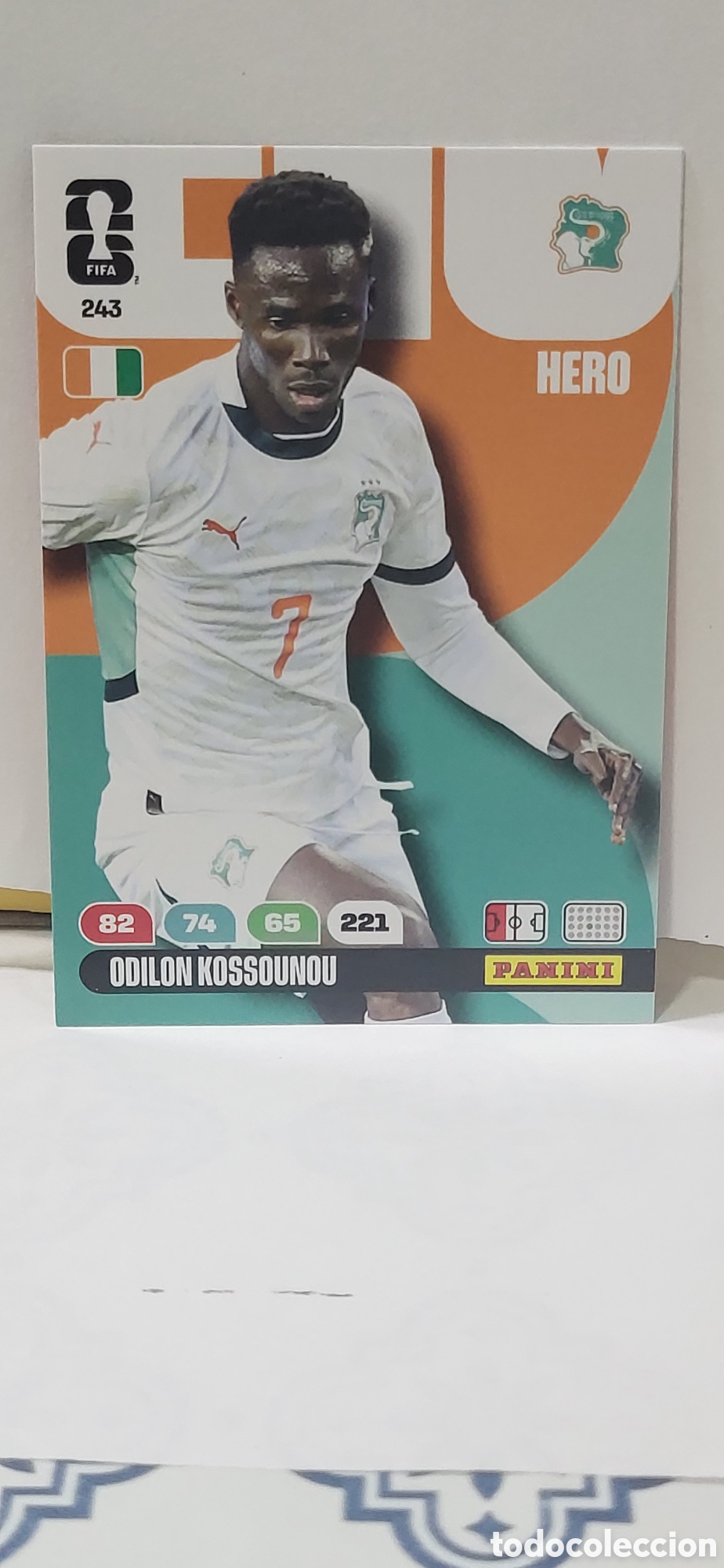 Collectable Antique Stickers: ODILON KOSSOUNOU COSTA DE MARFIL N&ordm; 243 ADRENALYN XL MUNDIAL 2026 26 FIFA WORLD CUP PANINI