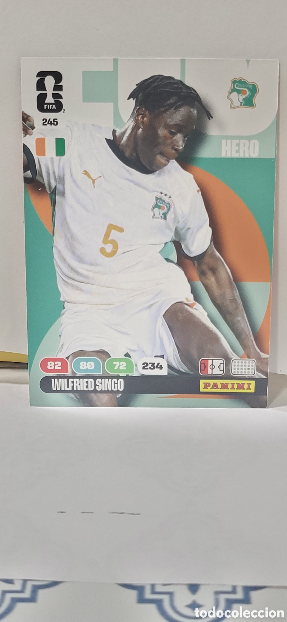 Collectable Antique Stickers: WILFRIED SINGO COSTA DE MARFIL N&ordm; 245 ADRENALYN XL MUNDIAL 2026 26 FIFA WORLD CUP PANINI