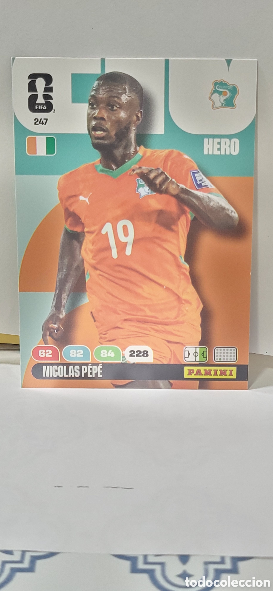 Collectable Antique Stickers: NICOLAS PEPE COSTA DE MARFIL N&ordm; 247 ADRENALYN XL MUNDIAL 2026 26 FIFA WORLD CUP PANINI