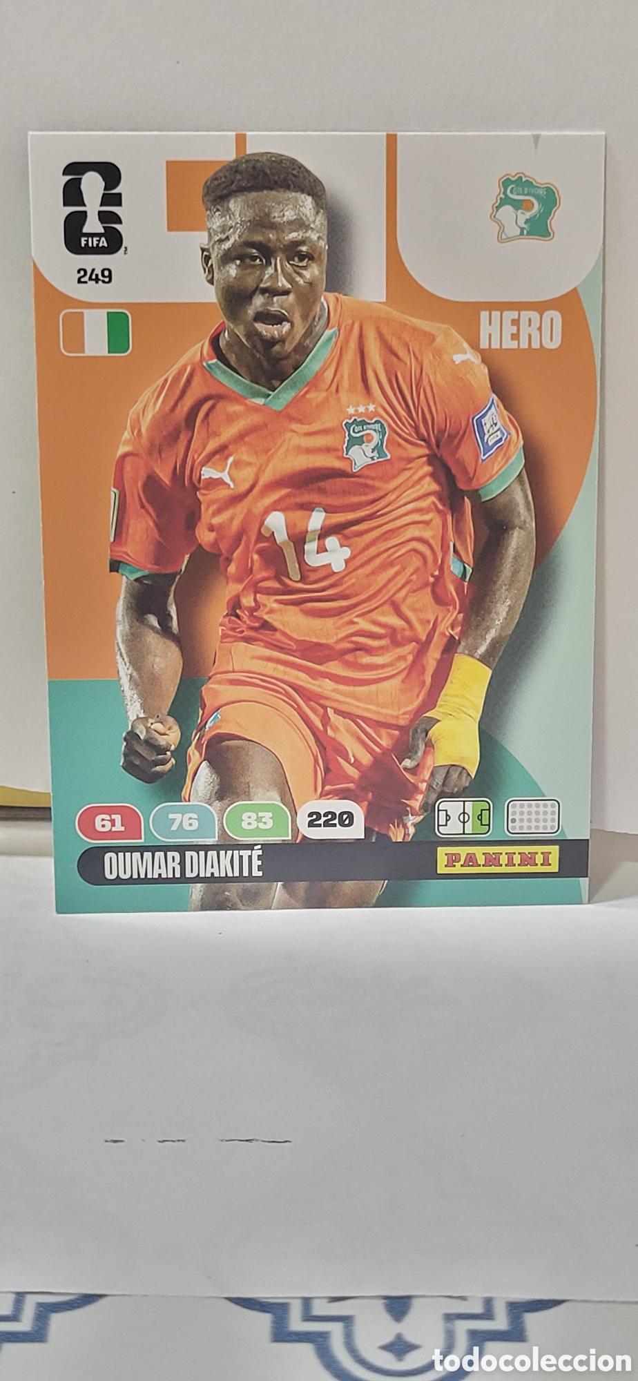 Colecionismo Cromos antigos: OUMAR DIAKITE COSTA DE MARFIL N&ordm; 249 ADRENALYN XL MUNDIAL 2026 26 FIFA WORLD CUP PANINI