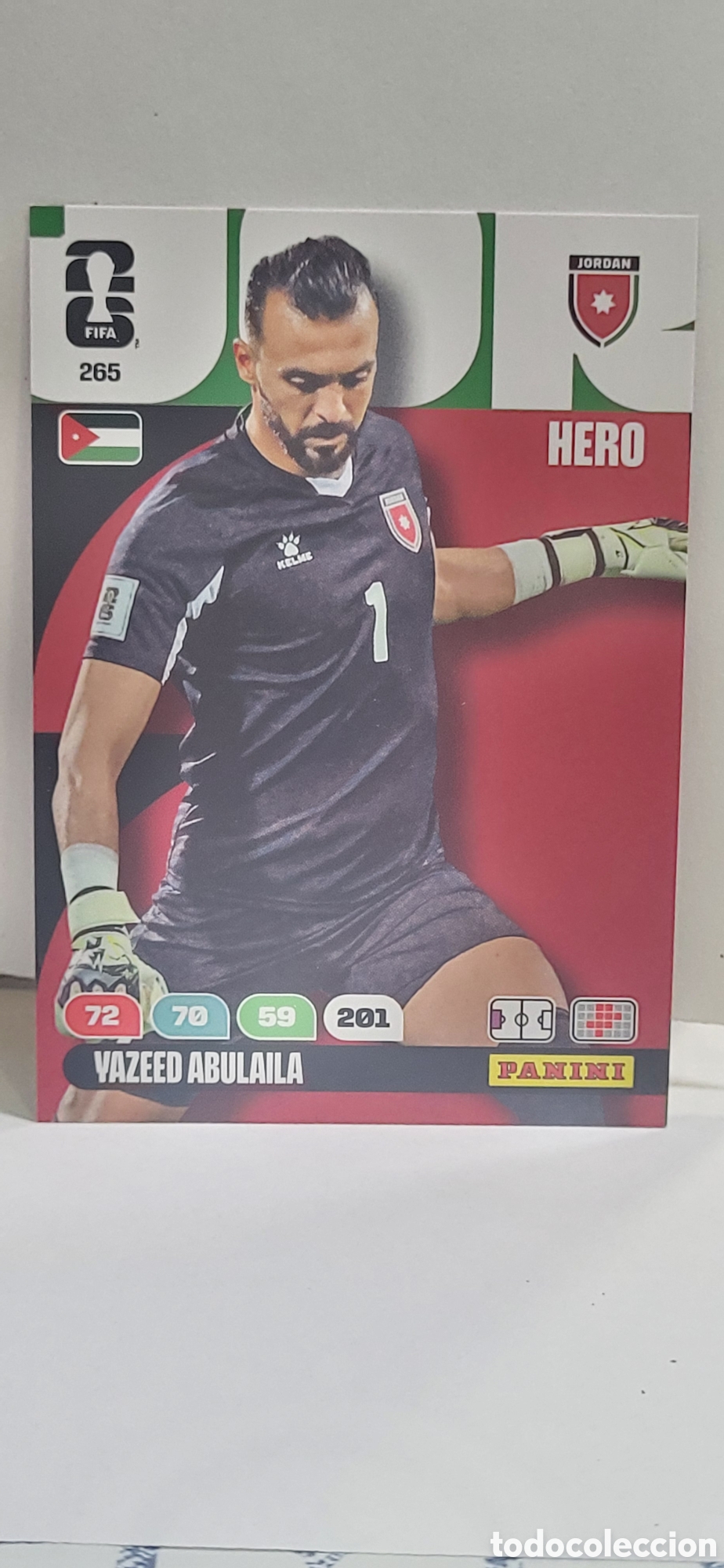 Collectionnisme Cartes &agrave; collectionner anciennes: YAZEED ABULAILA JORDANIA N&ordm; 265 ADRENALYN XL MUNDIAL 2026 26 FIFA WORLD CUP PANINI