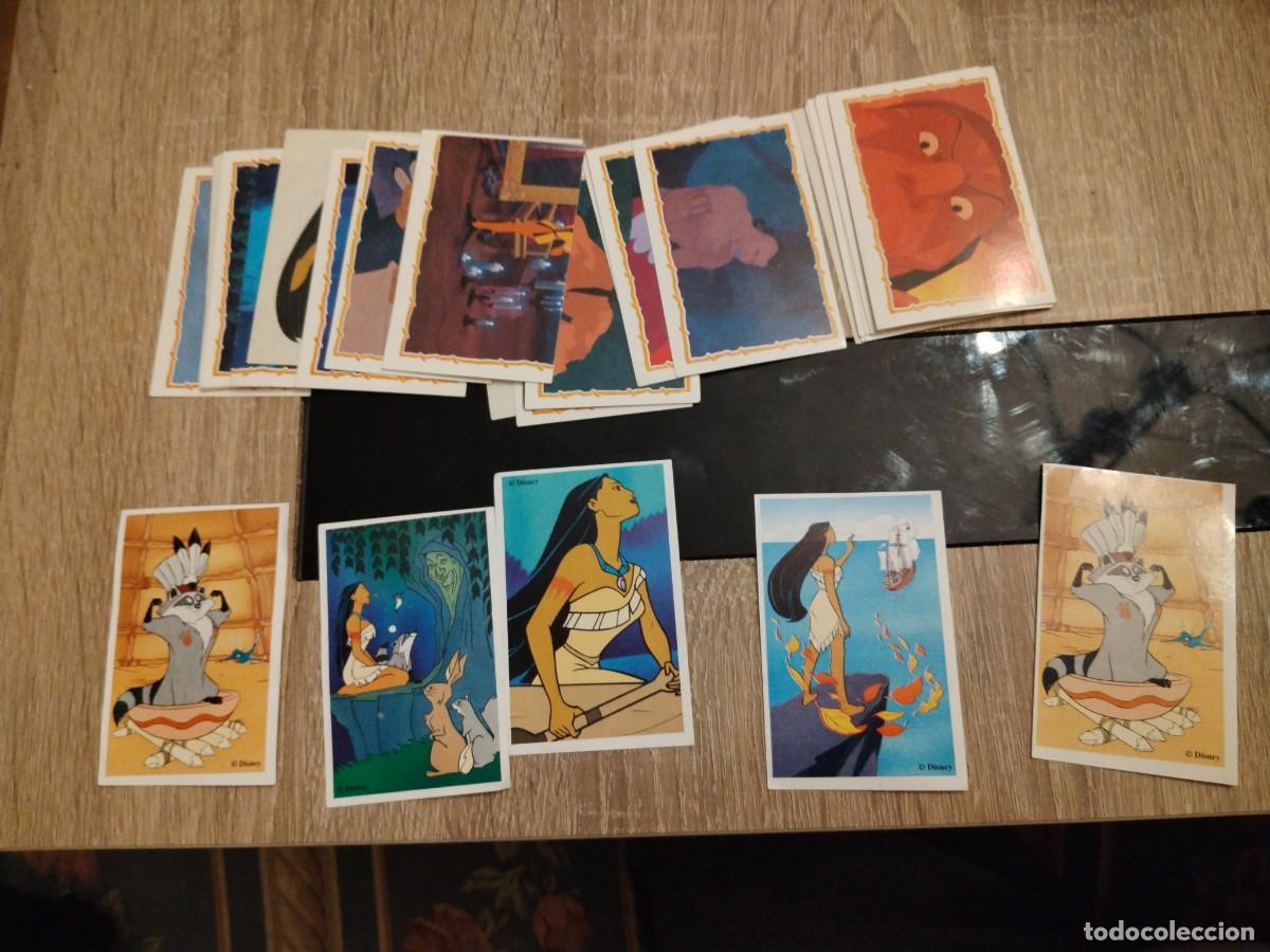 Coleccionismo Cromos antiguos: Pocahontas- lote de 34 cromos diferentes