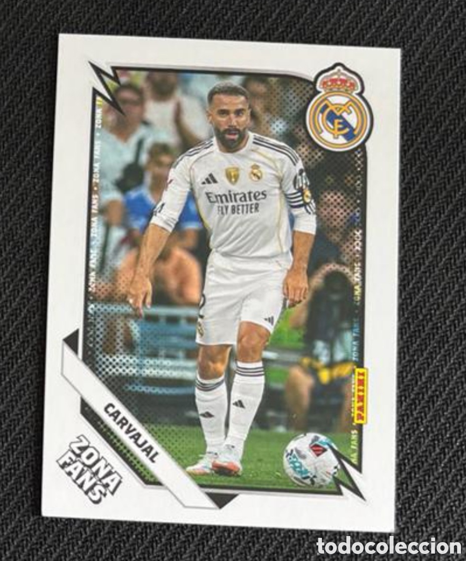 Coleccionismo Cromos antiguos: Carvajal zona fans Panini Club REAL MADRID 2025 2026