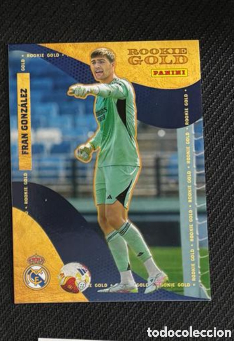 Coleccionismo Cromos antiguos: Fran Gonz&aacute;lez rookie gold Panini Club REAL MADRID 2025 2026