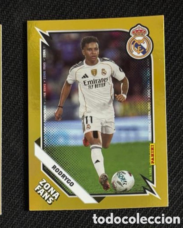 Coleccionismo Cromos antiguos: Rodrygo zona fans Panini Club REAL MADRID 2025 2026