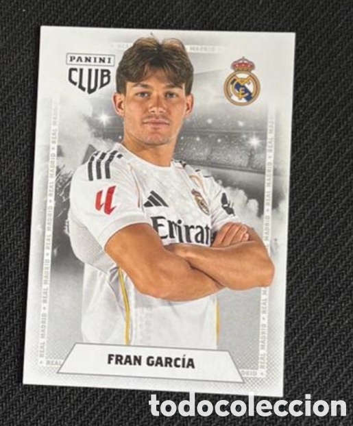 Coleccionismo Cromos antiguos: Fran Garc&iacute;a Panini Club REAL MADRID 2025 2026