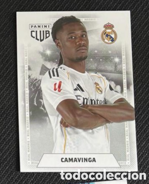 Coleccionismo Cromos antiguos: Camavinga Panini Club REAL MADRID 2025 2026