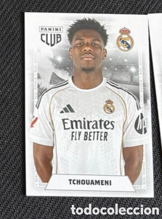 Coleccionismo Cromos antiguos: Tchouameni Panini Club REAL MADRID 2025 2026