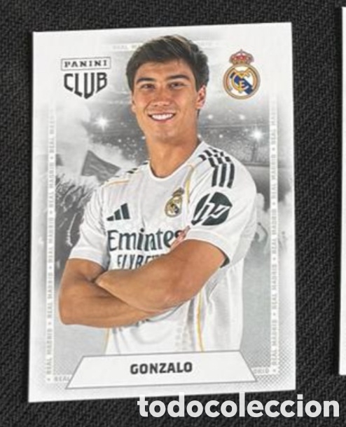 Coleccionismo Cromos antiguos: Gonzalo Panini Club REAL MADRID 2025 2026