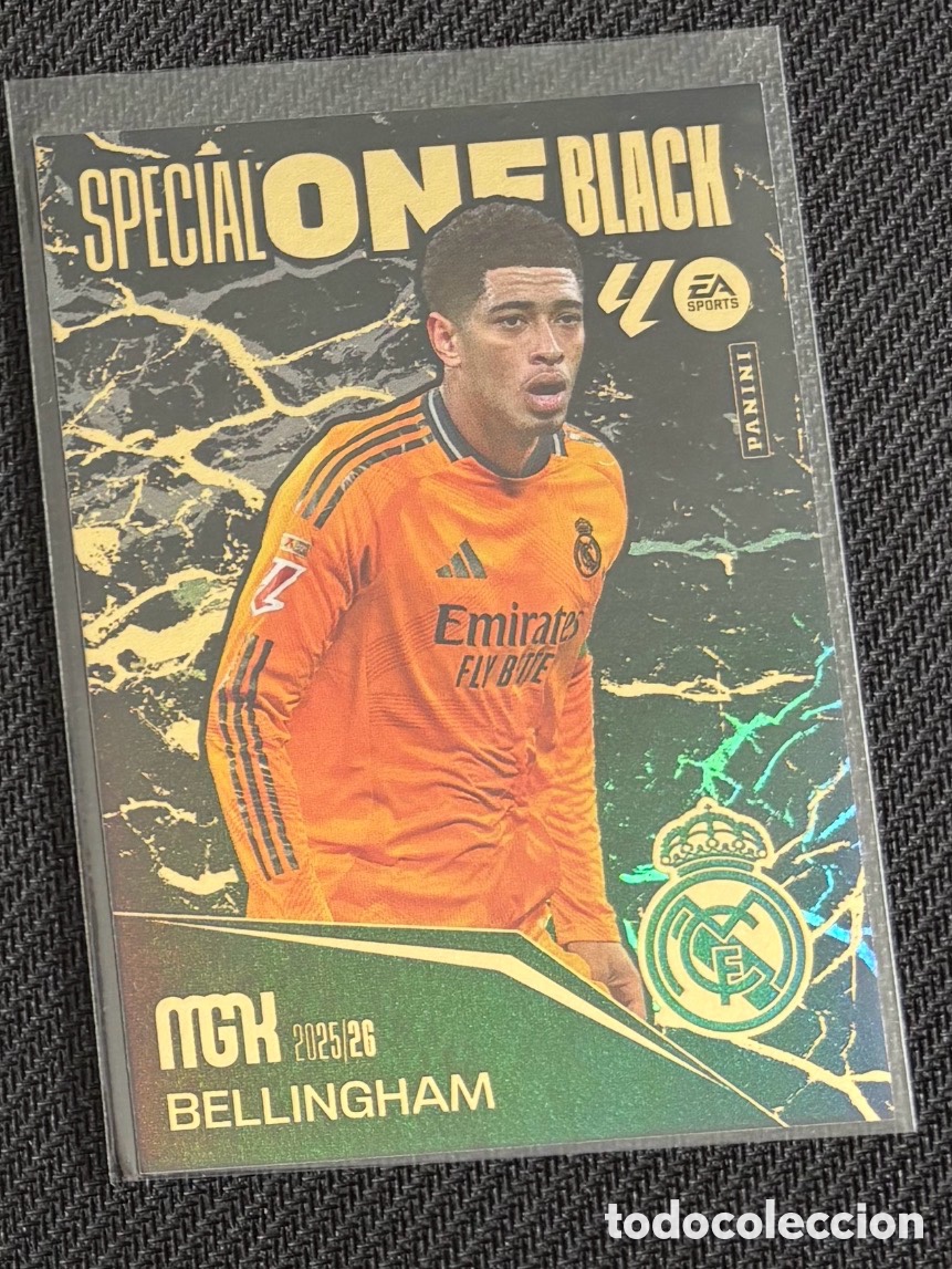 Coleccionismo Cromos antiguos: Carta Special One Black Real Madrid Bellingham 2025 2026