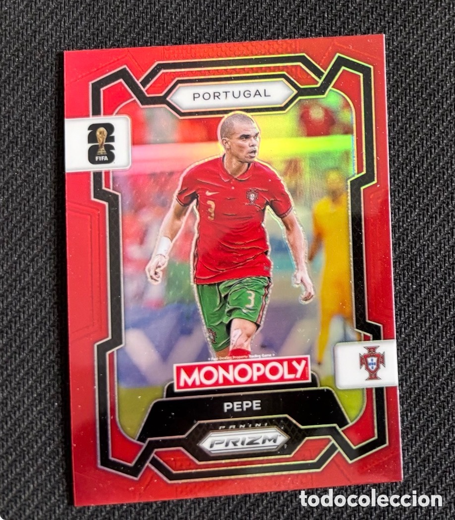Coleccionismo Cromos antiguos: PEPE PORTUGAL Monopoly PRIZM FIFA WORLD CUP 2026 RED
