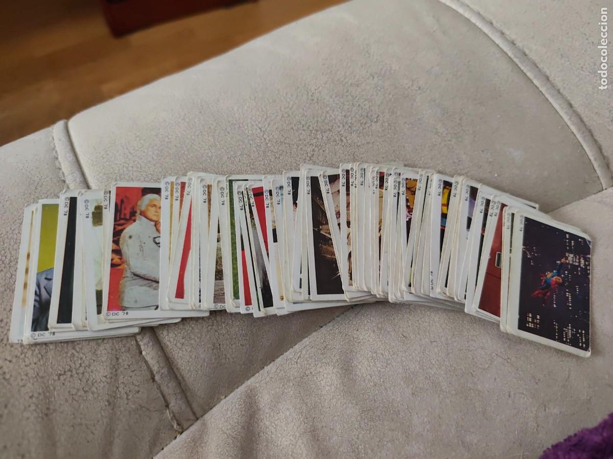 Coleccionismo Cromos antiguos: Unos 60 Cromos de Superman. Fher
