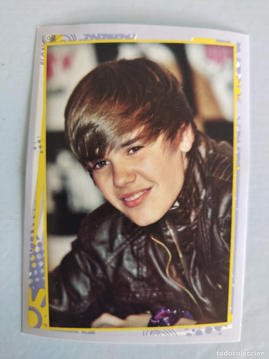 Collectable Antique Stickers: CROMO JUSTIN BIEBER N&deg; 2. NUEVO SIN PEGAR